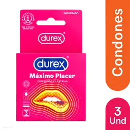 Durex condones máximo placer