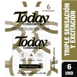 Today preservativos triple sensacion y excitacion