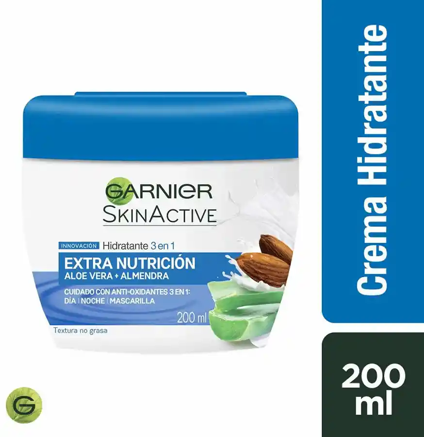 Garnier-Skin Active Crema Facial Hidratante 3 en 1