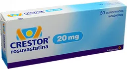 Crestor Satrazeneca 20Mg X 30 Comprimidos Rosuvastatina