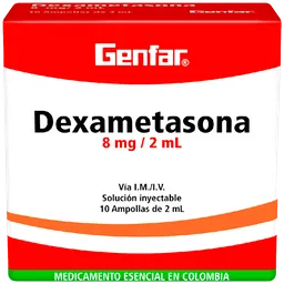 Genfar Dexametasona Solución Inyectable (8 mg)