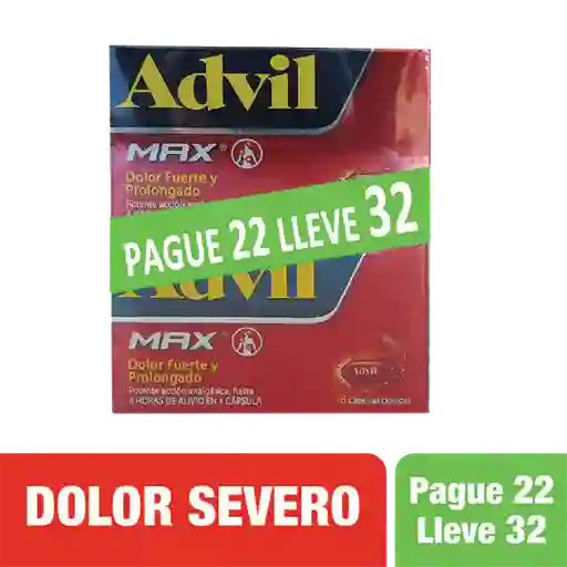 Advil Max Grajeas Dolor