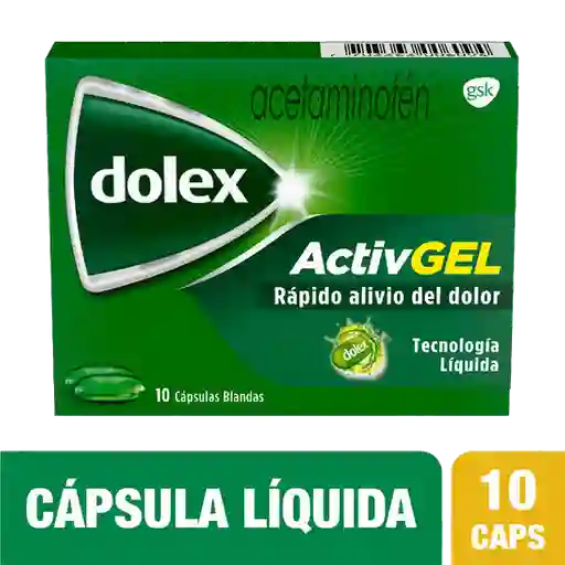 Dolex Activgel Rápida Acción y Doble Tecnología (500 mg)