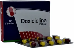 Doxiciclina Antibiótico Oral en Cápsulas 