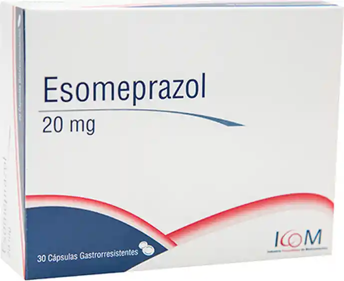 Esomeprazol 20 Mg 30 Capsulas