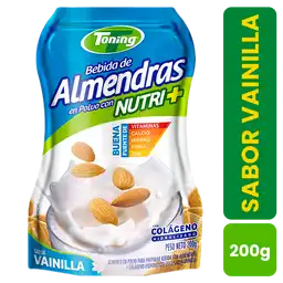 Toning Bebida de Almendras en Polvo con Nutri + Sabor a Vainilla