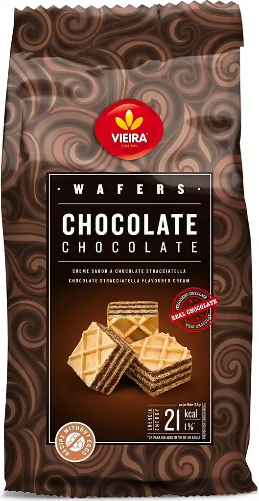 Vieira Galletas Waffers Chocolate