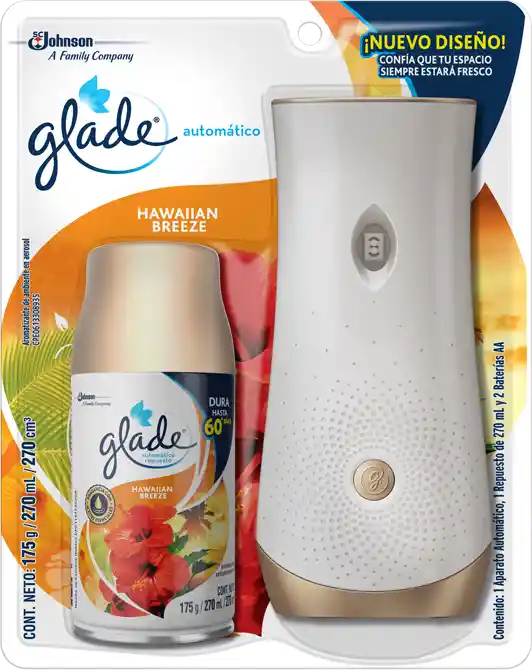 Glade ambientador automático hawaiian breeze