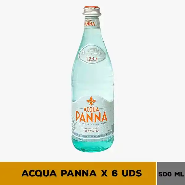 Acqua Panna Agua 500 Ml X 6 Uds