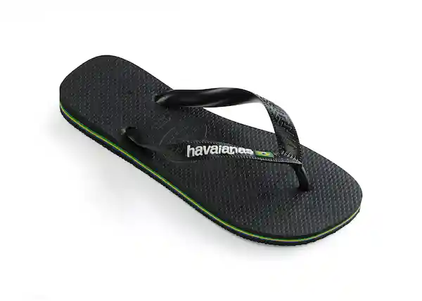 Havaianas Sandalias Brasil Logo Negro