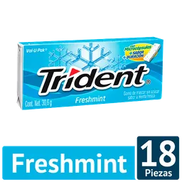 Trident Chicle menta