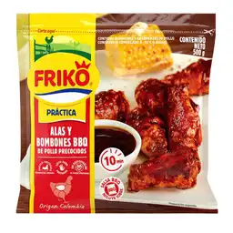 Friko Alas y Bombones de Pollo Precocidos en Salsa BBQ