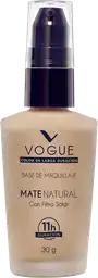 Vogue Base Líquida Mate Natural Bronce