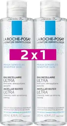 La Roche-Posay Pack de Agua Micelar Ultra para Pieles Sensibles