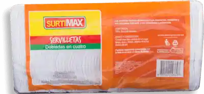 Surtimax Servilletas Dobladas En Cuatro