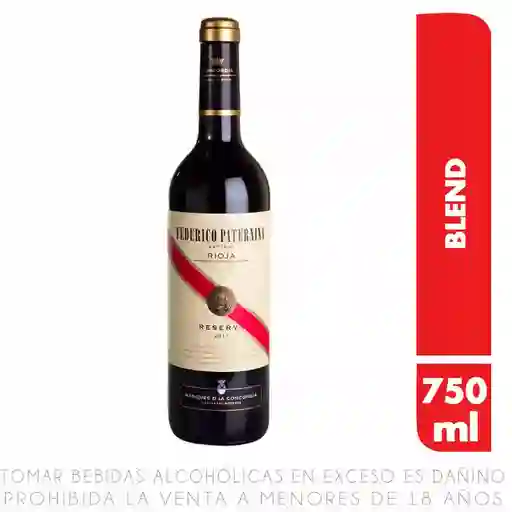 Paterniña Federico Vino Tinto Rioja Reserva Botella