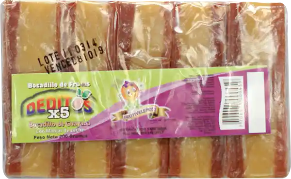 Deditos Bocadillos De Guayaba