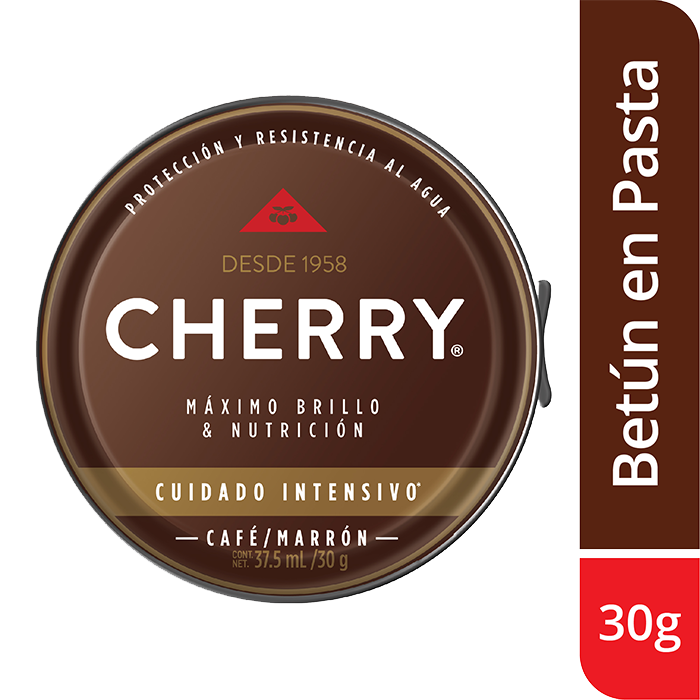 Cherry Betún en Pasta Color Café / Marrón 30 g