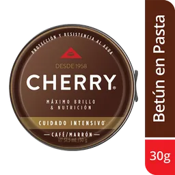 Cherry Betún en Pasta Color Café / Marrón