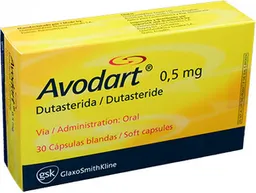 Avodart Inhibidor de la Reductasa 5-Alfa (0.5 mg) Cápsulas Blandas
