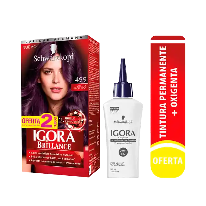 Brillance Tinte 499 Violeta Profundo + Oxigenta
