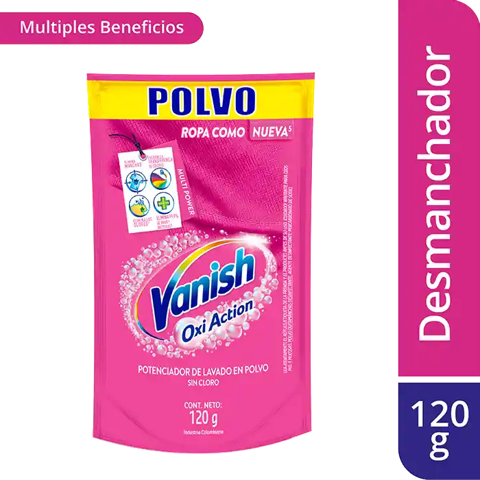 Vanish Desmanchador Polvo Rosa R