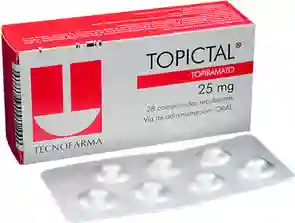 Topictal 25Mg Caja X 28 Comprimidos