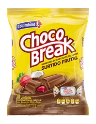 Choco Break Bombones de Chocolate Rellenos Surtido Frutal
