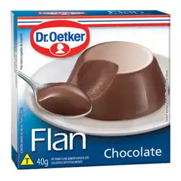 Flan Sabor A Chocolate