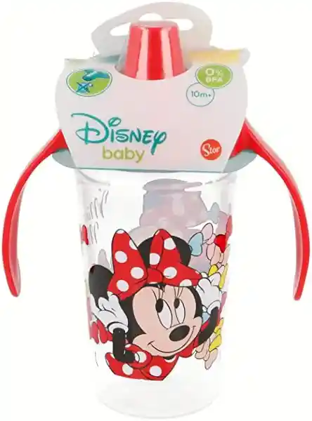 MINNIE Disney Body Vaso Infantil Mouse Boquilla Dura