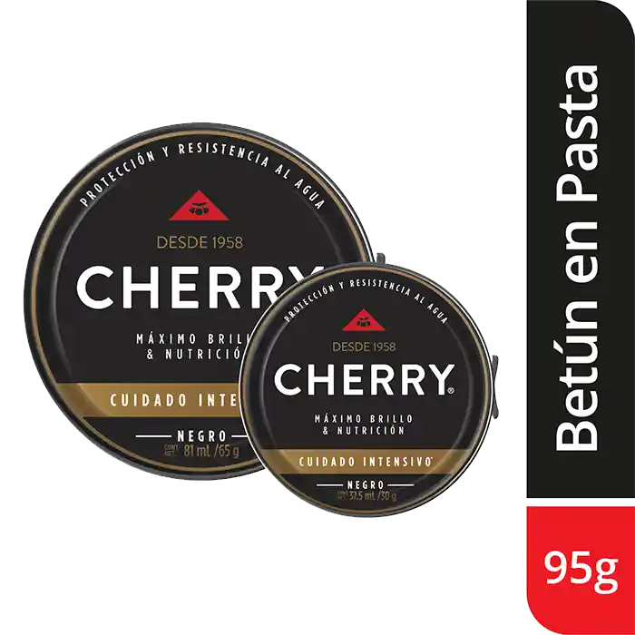 Cherry Betún en Pasta Color Negro