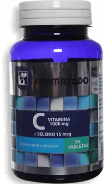 Vitamina C 1000Mg Selenio 15 Mcg 50 Tabletas