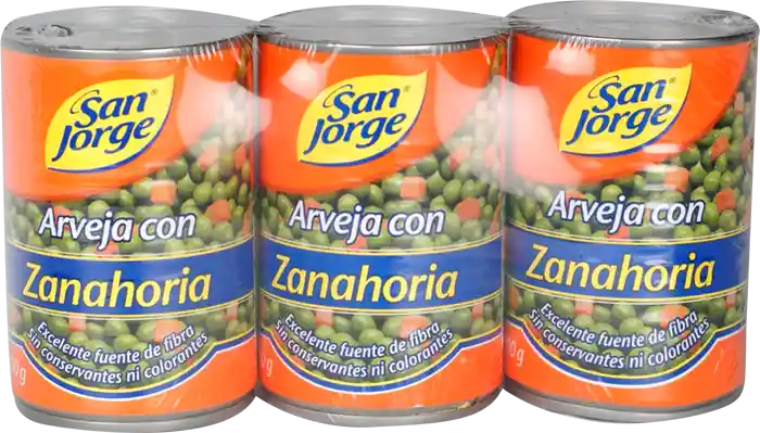 San Jorge Arveja con Zanahoria