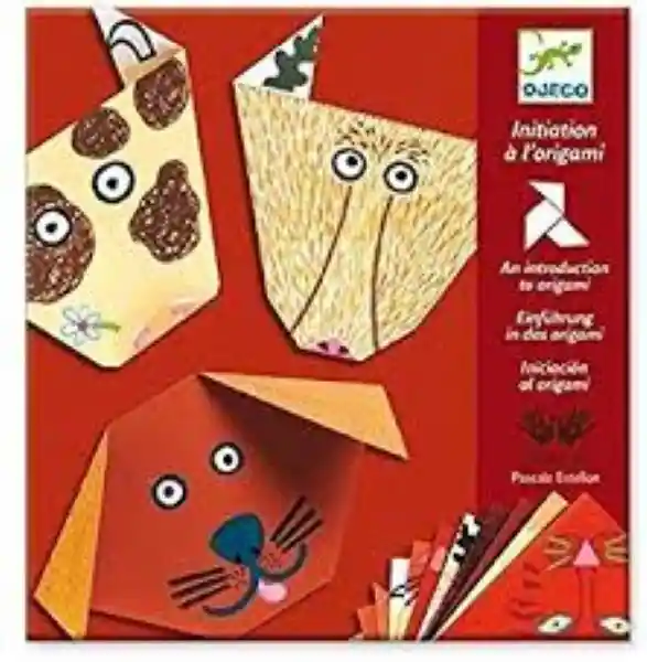 Juguete de Manualidades Djeco Juego de Origami Los Animales