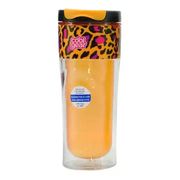 Botella Cool Gear De Doble Paredcolor Naranja