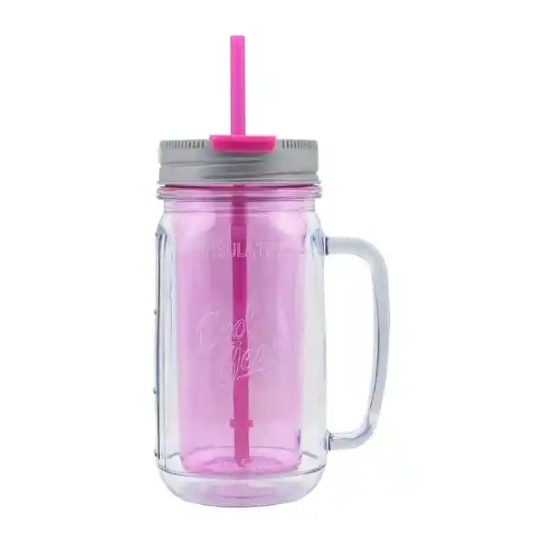 Doble Pared Botella Cool Gear Color Fucsia