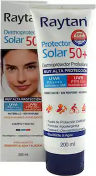 Raytan Dermoprotector Solar 50+ Cuerpo y Rostro