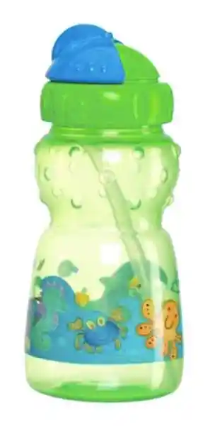 Evenflo Vaso Infantil Con Pitillo Sea Friends Color Verde