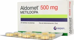 Aldomet Frosst 500Mg X 30 Tabletas Metildopa
