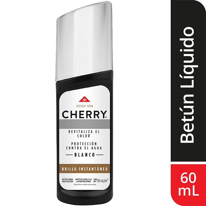 Cherry Betún Líquido Blanco 60 ml