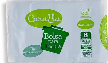 Carulla Bolsa Para Basurax 6 Unidades