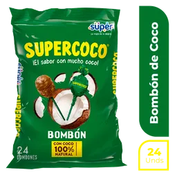Supercoco Bombón Con Coco