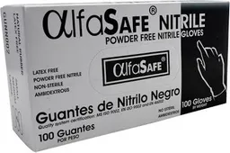 Oufasafe Guante Nitrilo Negro T M 100 Uds