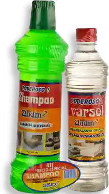 New Andin Andin Kit Limpiador Shampoo Varsol