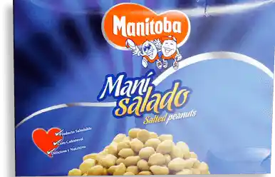 Mani Horneado Salado Manitoba X 50 Gr X 24 Und Dis