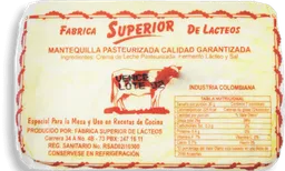 Superior Mantequilla Pasteurizada
