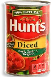 Hunts Hunt S Tomates Diced Basil Garlic Y Oregano