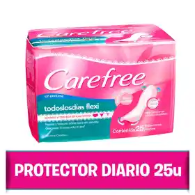 Protectores Carefree Todos Los Días Flexi X 25 Unidades