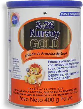 S26 Nursoy Gold Formula para lactantes