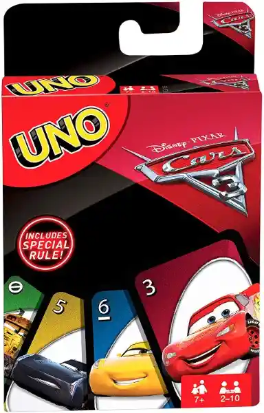 Juego De Mesa Uno Cars 3 X 1 Unidad